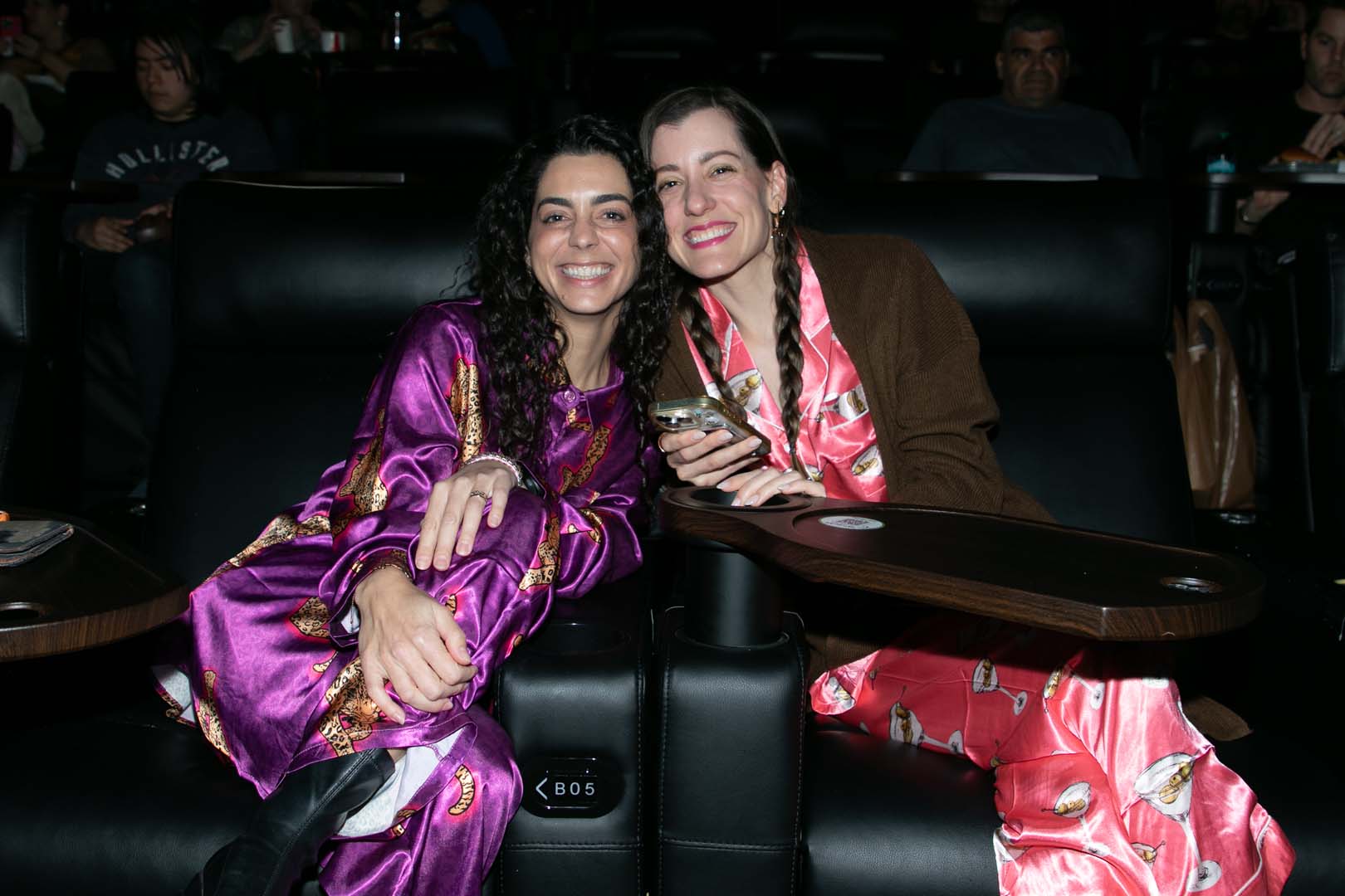 Scissor Sleepover director Nee Kirschman and friend