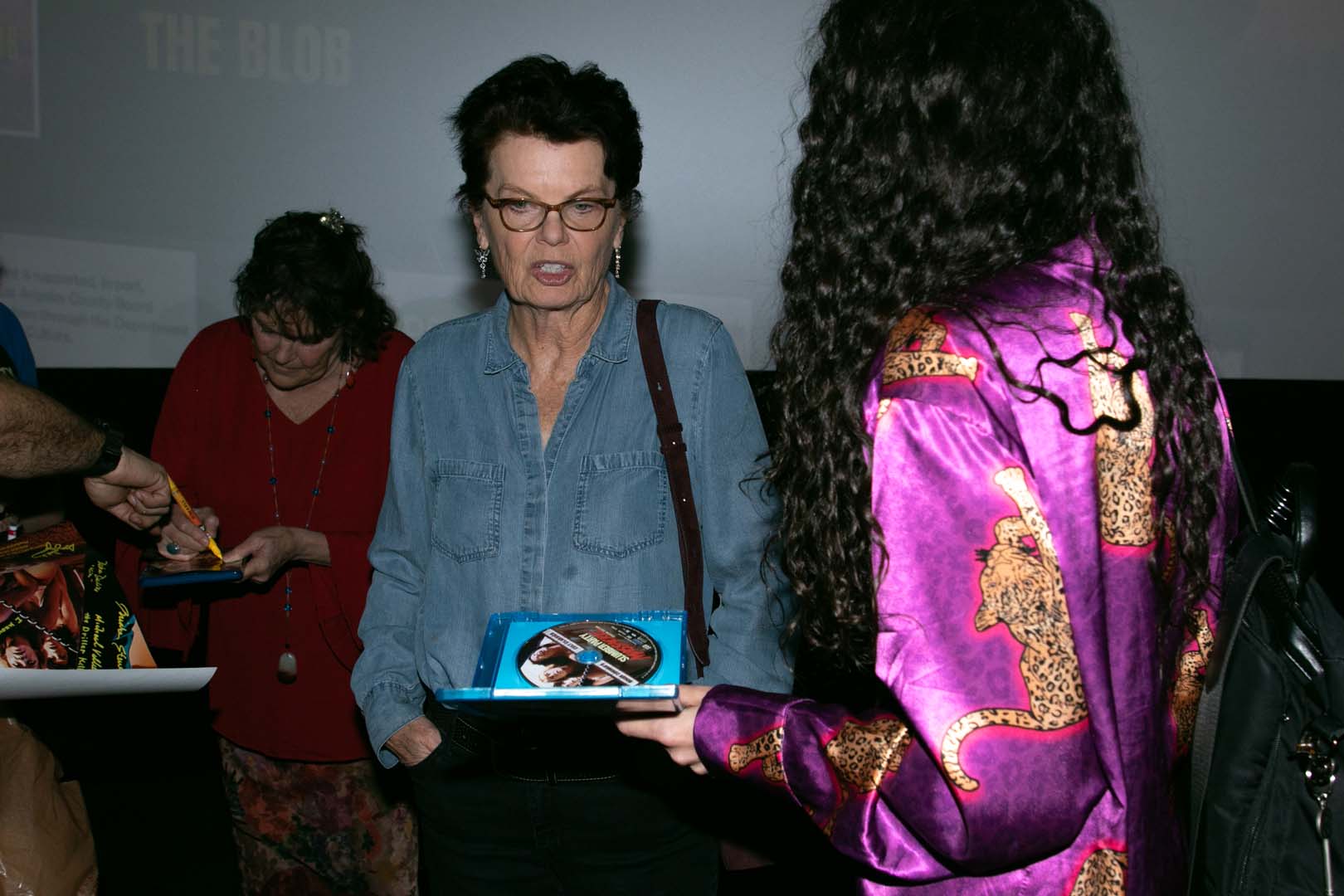 Amy Holden Jones signs autographs