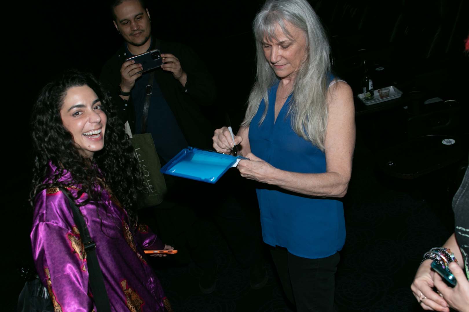 Debra De Liso signs autographs