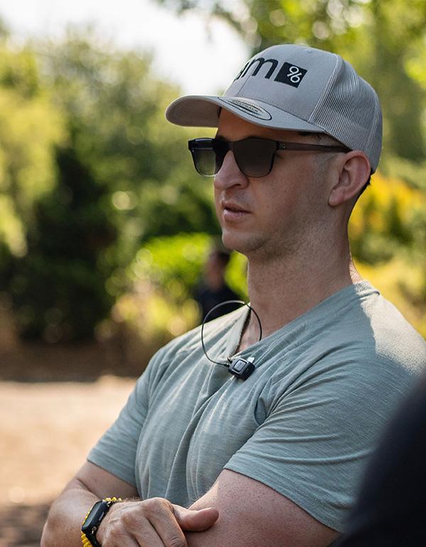 Director Joby Stephens on the set of ABANDONED.