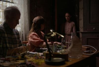 A family prepares pipe bombs