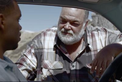 The Listening film still young man stops to ask for directions.