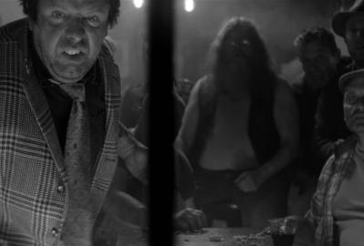 THE INCREDIBLE TALE OF THE INCREDIBLE WOMAN-SPIDER film still creepy men watching