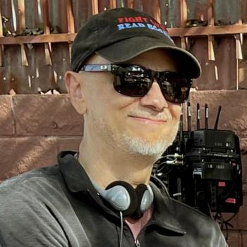 Writer Director Scott Milam on the set of dATE